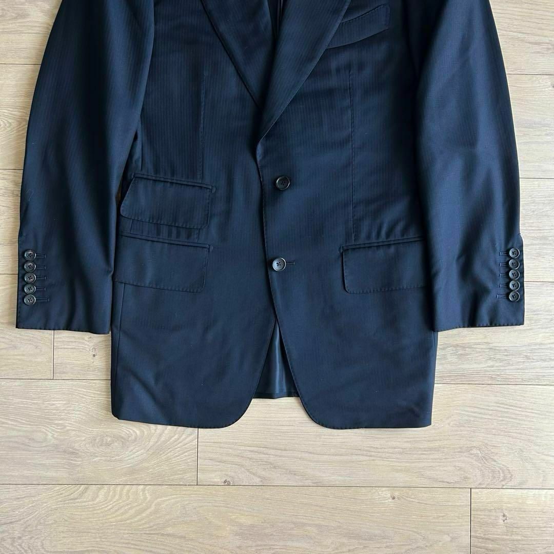TOM FORD - トムフォード スリーピース セットアップスーツ 黒 TOM FORD - トムフォード スリーピース セットアップスーツ 黒