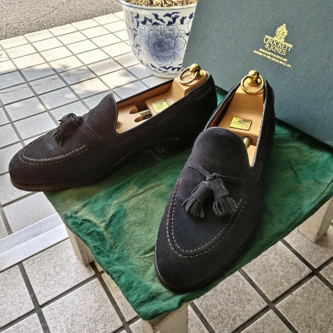 美品 保存箱.袋付 クロケット&ジョーンズ CAVENDISH2 8E 美品 保存箱.袋付 クロケット&ジョーンズ CAVENDISH2 8E