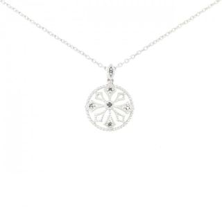 K10WG ダイヤモンド ネックレス 0.03CT(ネックレス)