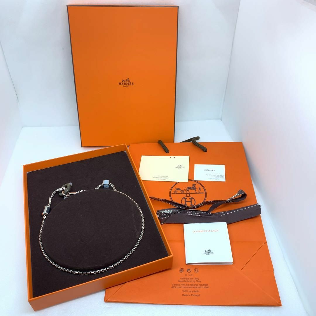 HERMES - HERMES メリメロ バッファローホーン ネックレス HERMES - HERMES メリメロ バッファローホーン ネックレス