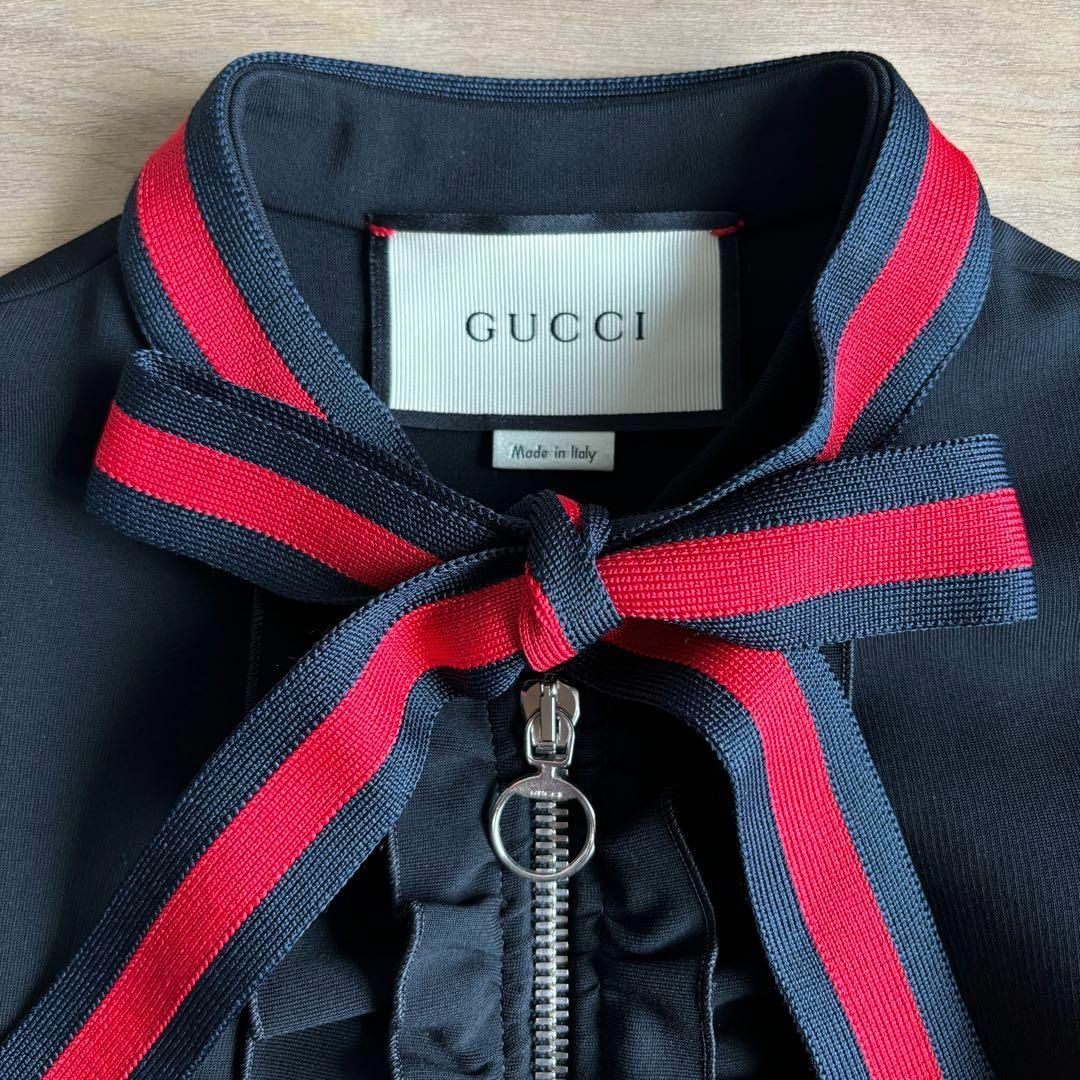 GUCCI - 新品同様 グッチ シェリーライン ボウタイ リボン GUCCI - 新品同様 グッチ シェリーライン ボウタイ リボン