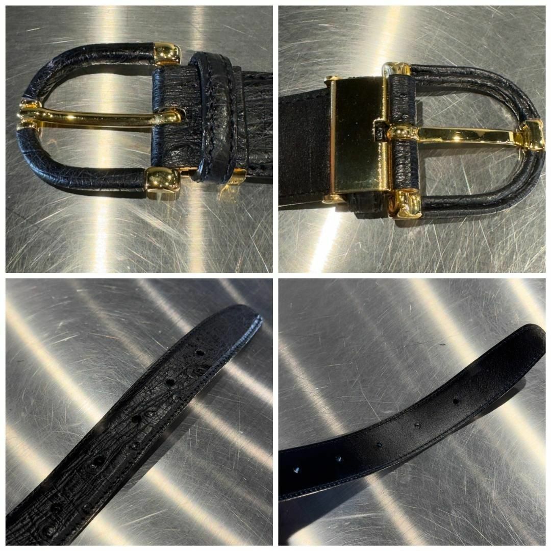 dunhill』ダンヒル (100) オーストリッチレザーベルト ベルト dunhill』ダンヒル (100) オーストリッチレザーベルト ベルト