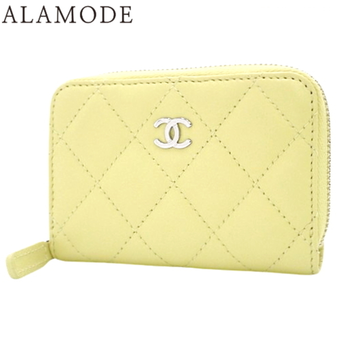 CHANEL - CHANEL(シャネル) マトラッセ クラシック ジップ コインパース 小銭入れ・コインケース ミニウォレット カードケース ラウンドファスナー ラムスキン イエロー黄 シルバー金具 AP0216 レディース 40802109615【中古】【アラモード】 - コインケース CHANEL - CHANEL(シャネル) マトラッセ クラシック ジップ コインパース 小銭入れ・コインケース ミニウォレット カードケース ラウンドファスナー ラムスキン イエロー黄 シルバー金具 AP0216 レディース 40802109615【中古】【アラモード】 - コインケース