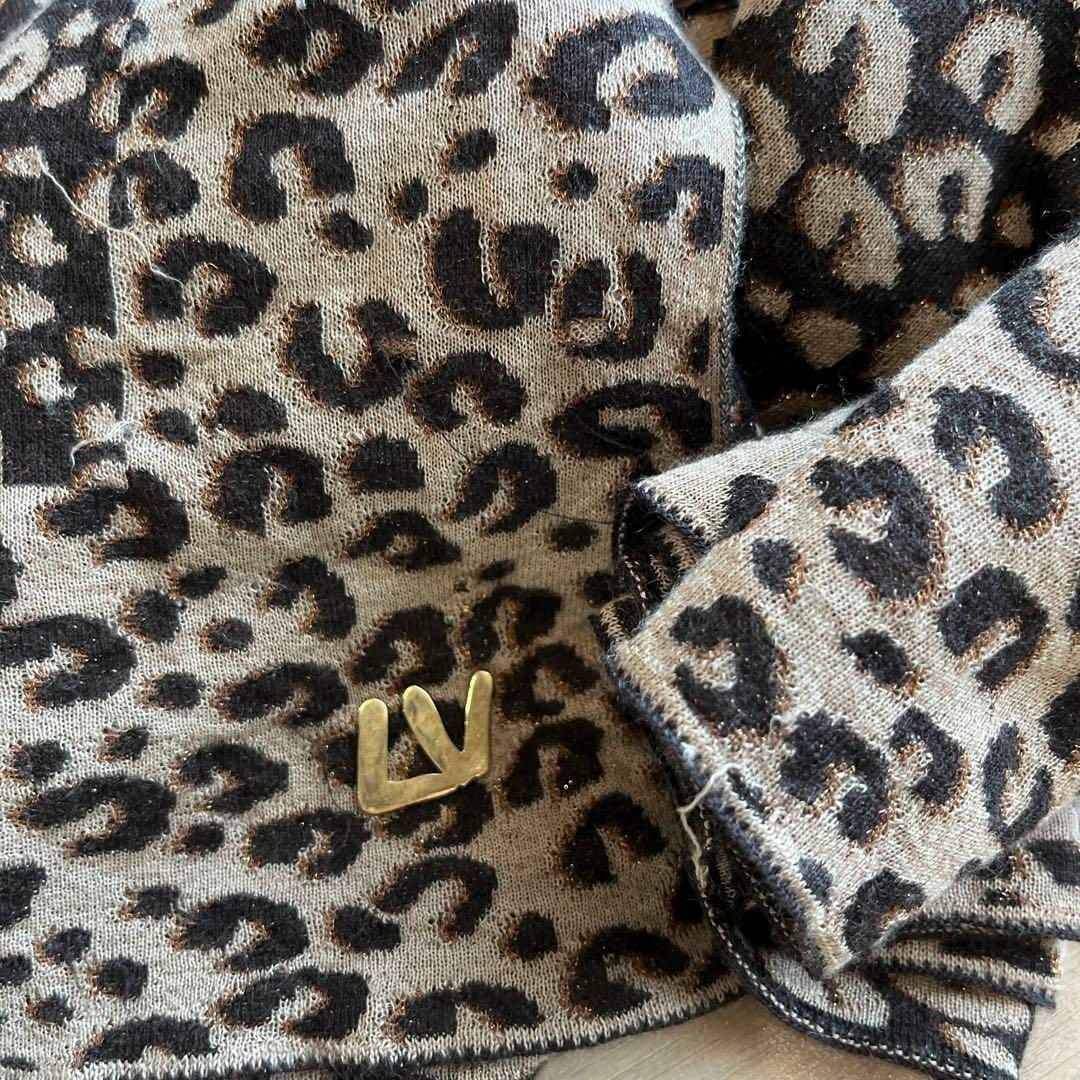 LOUIS VUITTON - ルイヴィトン カレ・マイユ レオパード 大判 LOUIS VUITTON - ルイヴィトン カレ・マイユ レオパード 大判