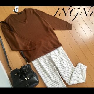 イング(INGNI)の新品INGNI2点セット♡カシミヤタッチトップス＋ジョガーパンツ(セット/コーデ)