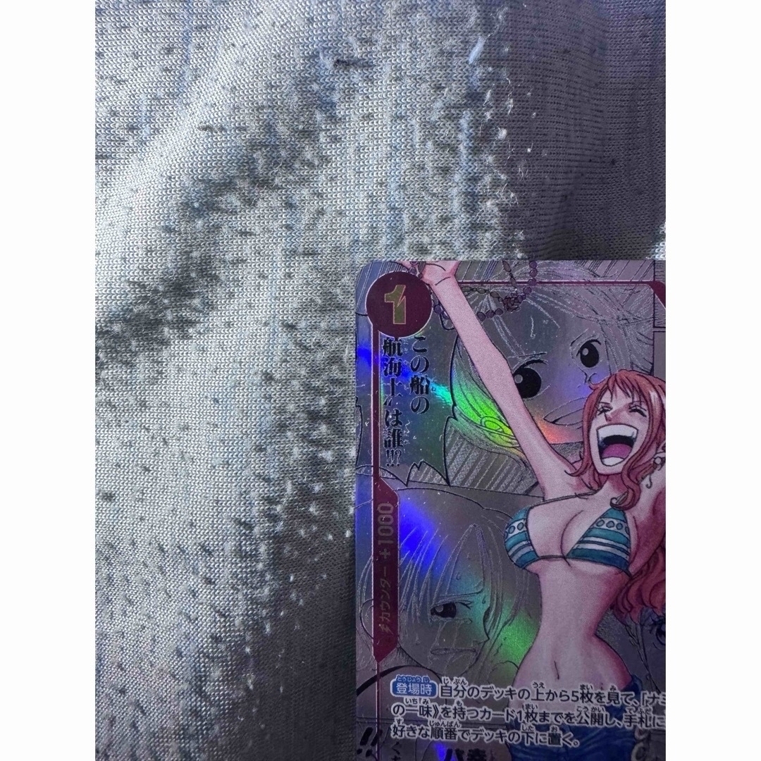 ワンピースカード 美品 ナミ コミパラ シングルカード ワンピースカード 美品 ナミ コミパラ シングルカード
