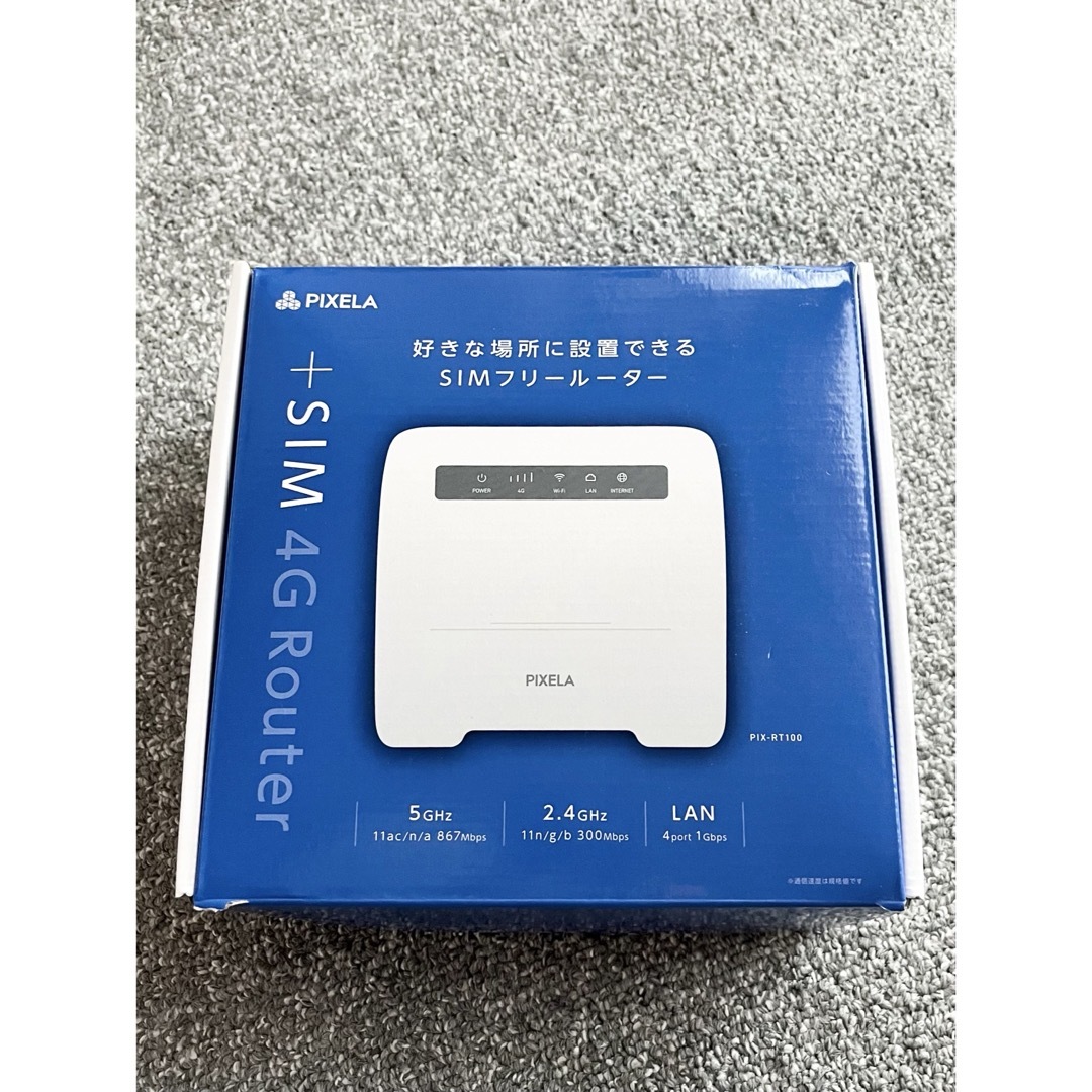 PIXELA - 【中古】ピクセラ LTE対応 SIMフリーホームルーター PIXELA - 【中古】ピクセラ LTE対応 SIMフリーホームルーター