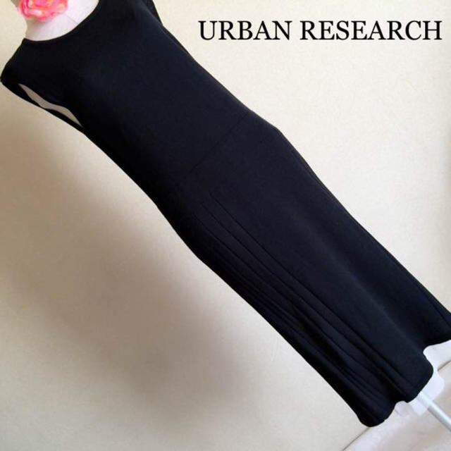 URBAN RESEARCH(アーバンリサーチ)のURBAN RESEARCH  レースドッキング ワンピース レディースのワンピース(ロングワンピース/マキシワンピース)の商品写真