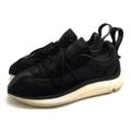ワイスリー/Y-3 シューズ スニーカー 靴 ローカット メンズ 男性 男性用 ポリエステル レザー 革 本革 ブラック 黒 HQ6667 SHIKU RUN ストライプ