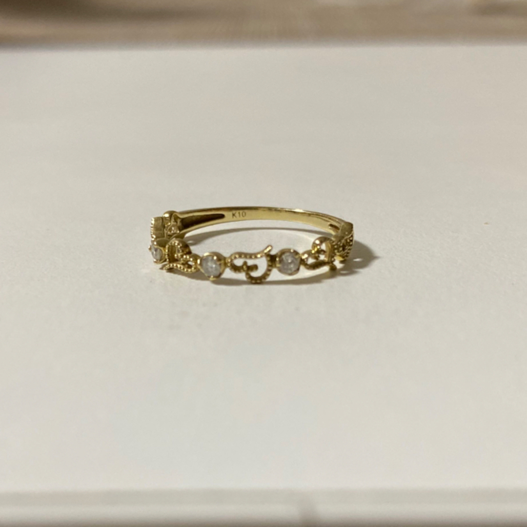JEWELRY TSUTSUMI - k10イエローゴールド指輪 ダイヤモンドの JEWELRY TSUTSUMI - k10イエローゴールド指輪 ダイヤモンドの