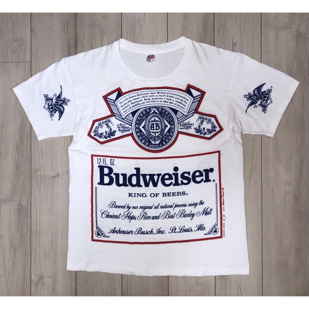 Anvil - XL 90s Budweiser バドワイザー ビンテージ Tシャツ USA製の通販 by bubi|アンビルならラクマ Anvil - XL 90s Budweiser バドワイザー ビンテージ Tシャツ USA製の通販 by bubi|アンビルならラクマ