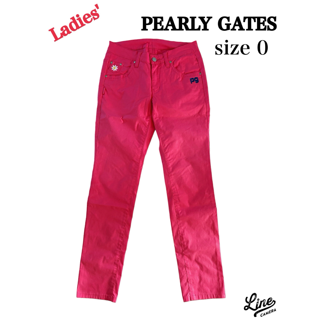 PEARLY GATES パンツ レディース サイズ0 ホワイト PEARLY GATES パンツ レディース サイズ0 ホワイト