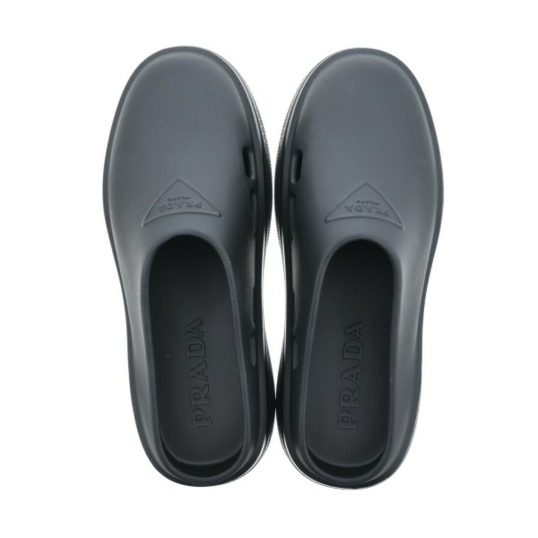 PRADA - PRADA プラダ サンダル 45(30cm位) 黒 【古着】【中古 PRADA - PRADA プラダ サンダル 45(30cm位) 黒 【古着】【中古