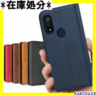 Arrows We ケース 手帳型 F-51B doo カ ロ ネイビー 257(その他)