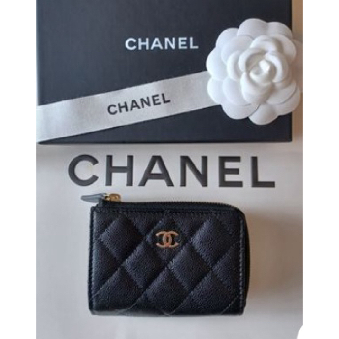 CHANEL - 新品未使用 L字ファスナー CHANEL シャネル折りたたみ CHANEL - 新品未使用 L字ファスナー CHANEL シャネル折りたたみ