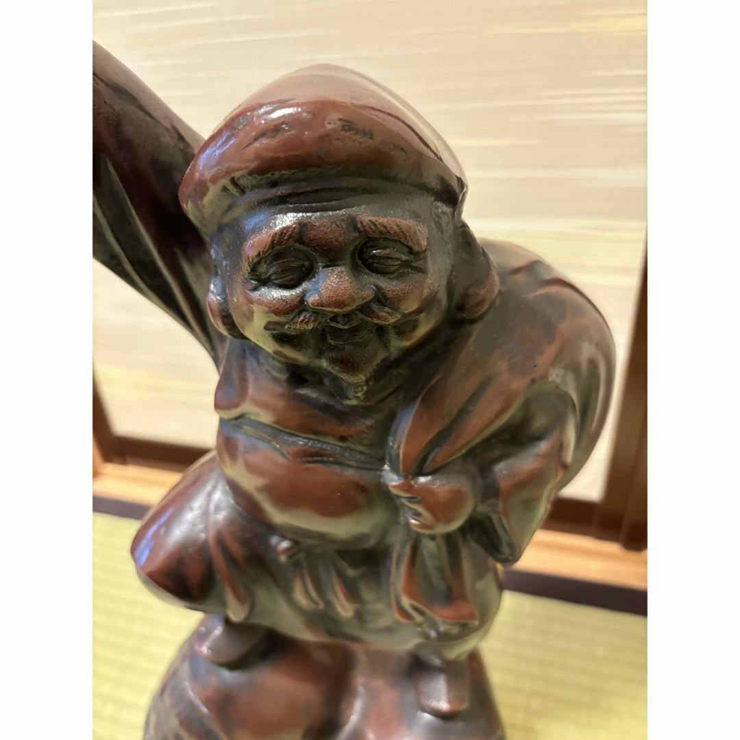 昭和レトロ⭐︎開運七福神大黒天大黒様二俵大黒置物の通販 by 昭和レトロ⭐︎開運七福神大黒天大黒様二俵大黒置物の通販 by