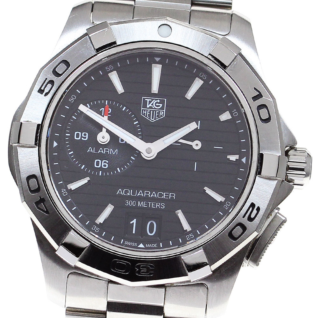 TAG Heuer - タグホイヤー TAG HEUER WAP111Z.BA0831 アクアレーサー グランドデイト アラーム クォーツ メンズ 箱・保証書付き_829849