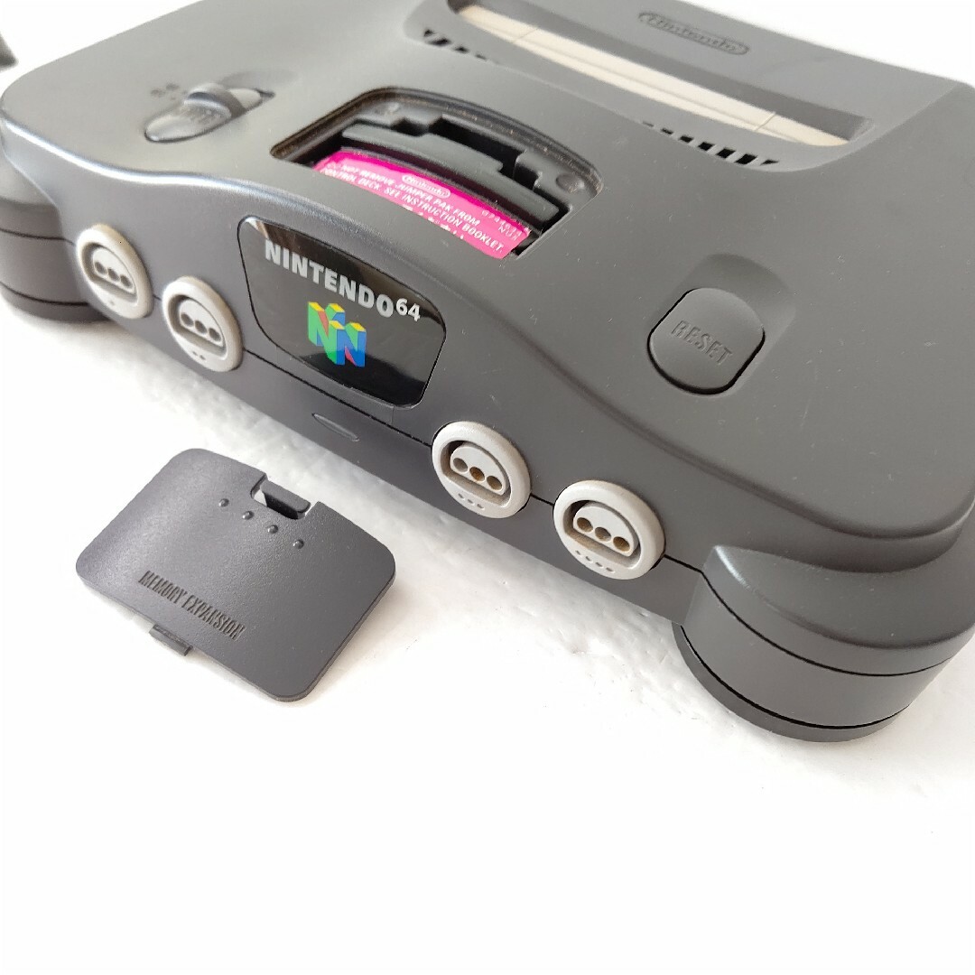 NINTENDO 64 - Nintendo ニンテンドー64 美品 ブラック ブルー NINTENDO 64 - Nintendo ニンテンドー64 美品 ブラック ブルー