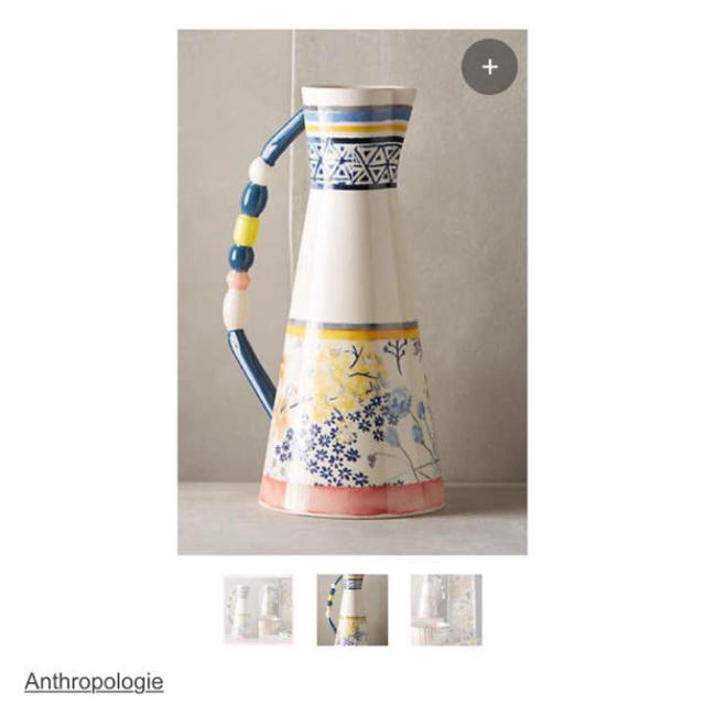 Anthropologie(アンソロポロジー)の専用です☆アンソロポロジー ピッチャー 新品未使用 インテリア/住まい/日用品のキッチン/食器(食器)の商品写真