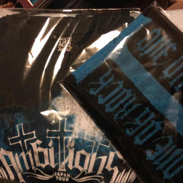 ONE OK ROCK(ワンオクロック)の専用出品︎︎☺︎お取り置きONE OK ROCK2017ツアーTシャツ＆タオル エンタメ/ホビーのタレントグッズ(ミュージシャン)の商品写真