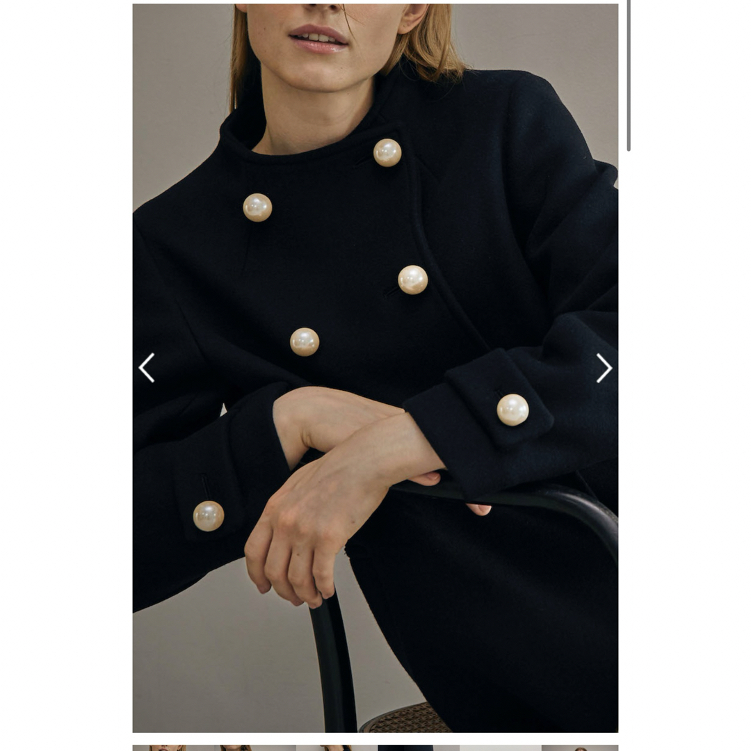 新品タグ付き/Stina closet/パールボタン/コートの通販 by 新品タグ付き/Stina closet/パールボタン/コートの通販 by