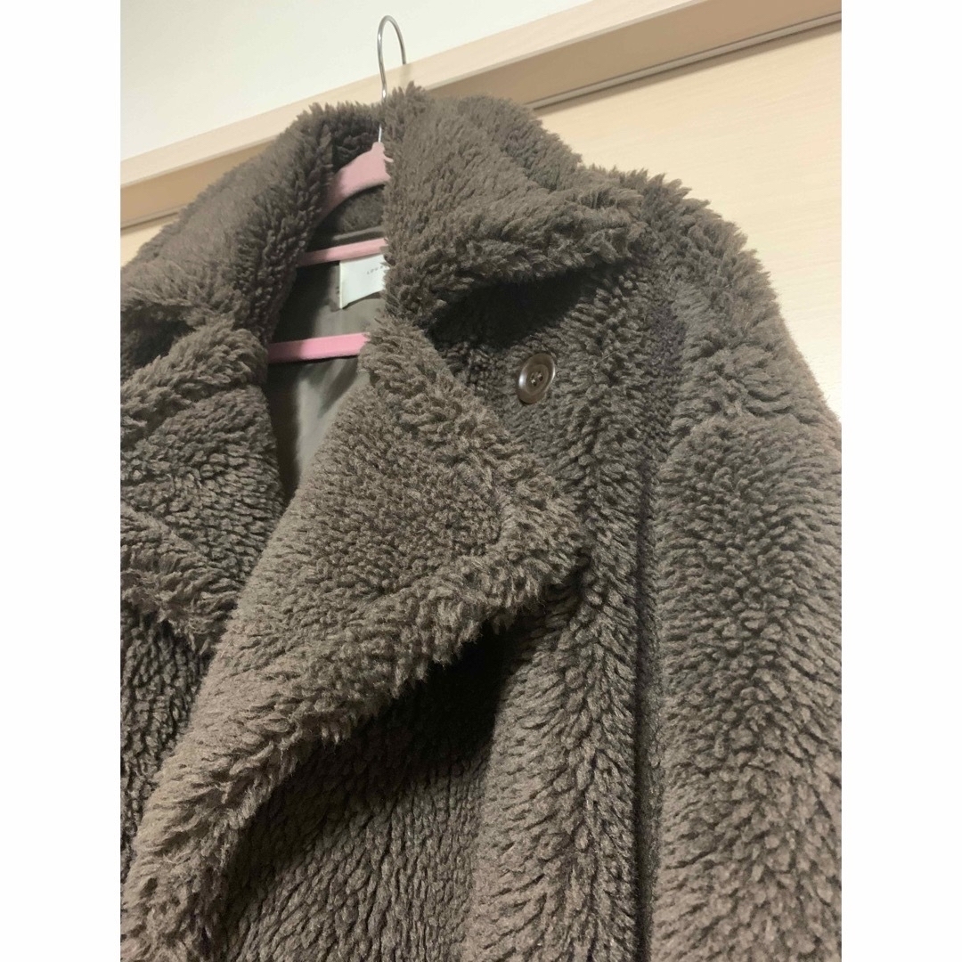 louren volume boa coat louren volume boa coat