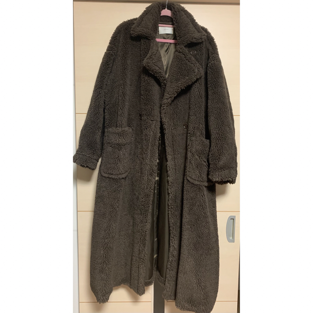 louren volume boa coat louren volume boa coat