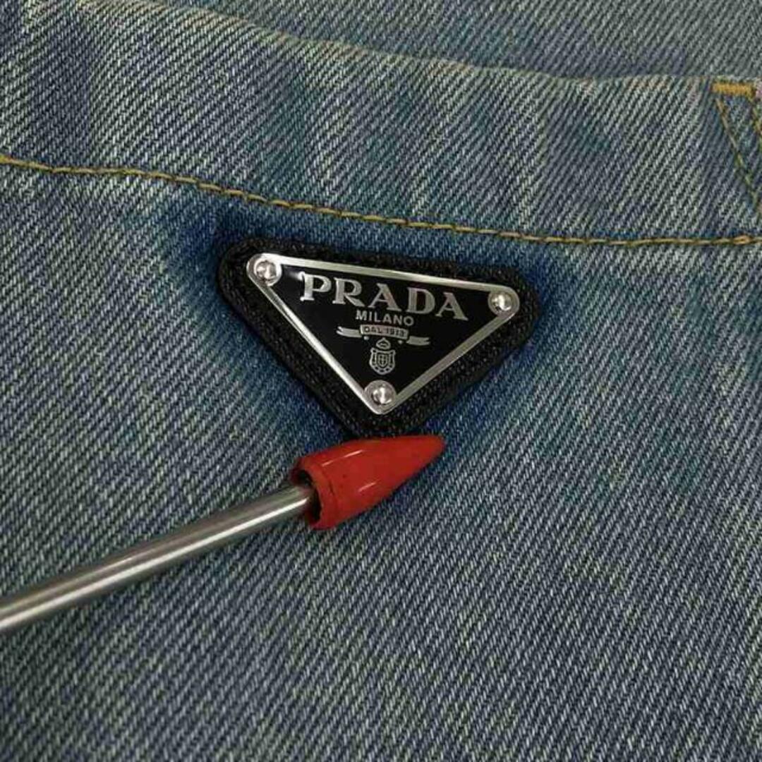 PRADA - PRADA / プラダ | ヴィンテージ加工 ジップ デニム PRADA - PRADA / プラダ | ヴィンテージ加工 ジップ デニム