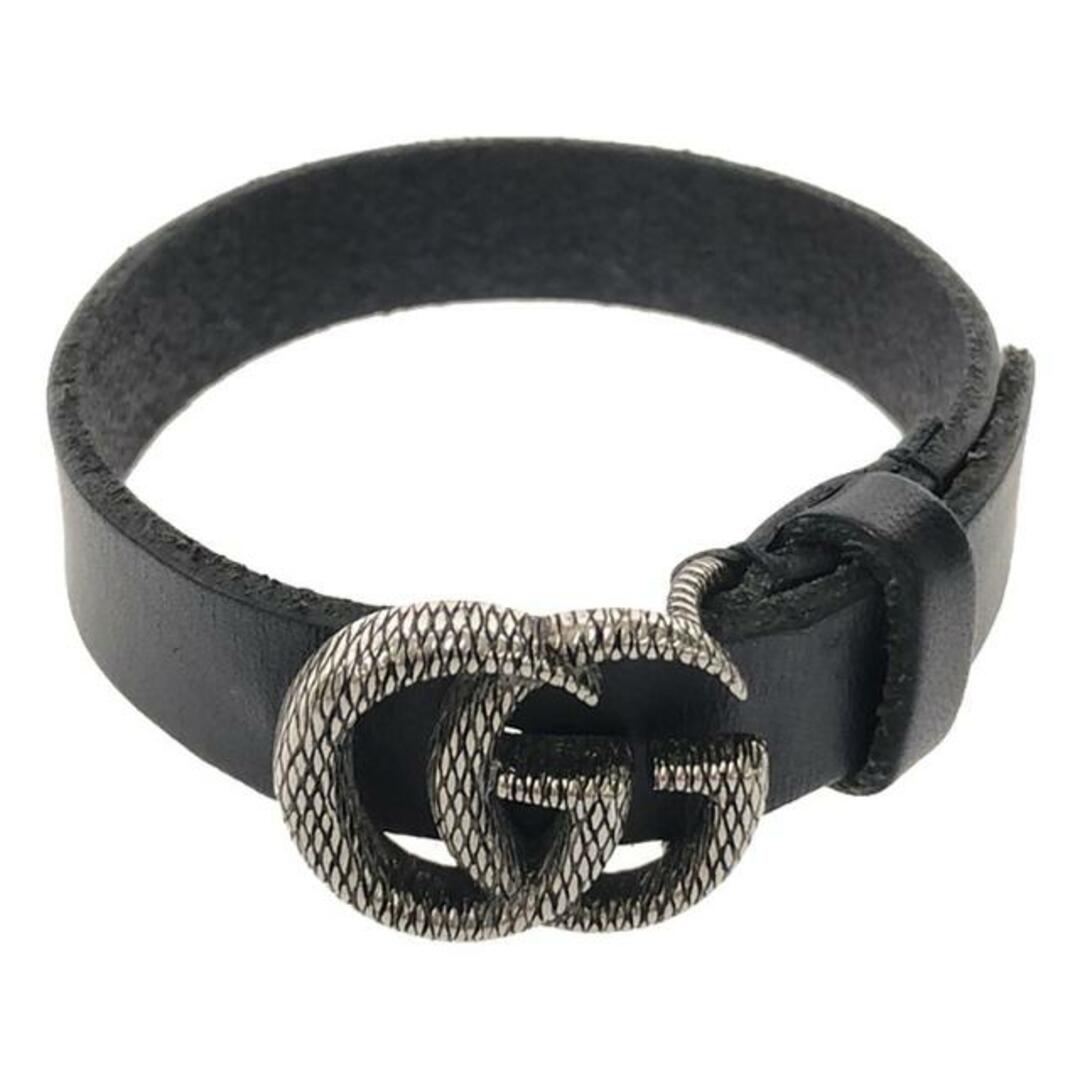 GUCCI / グッチ | ダブルG エングレービング レザー GUCCI / グッチ | ダブルG エングレービング レザー