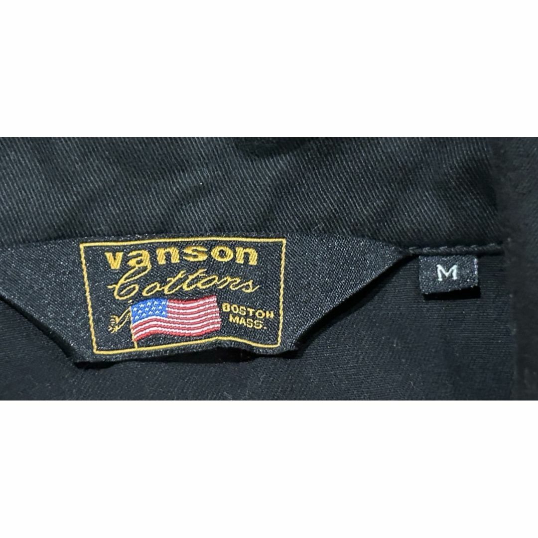 VANSON×デスラビット バイク 刺繍 ジップアップ ブルゾン M VANSON×デスラビット バイク 刺繍 ジップアップ ブルゾン M