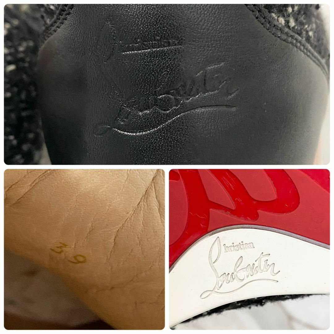 Christian Louboutin - A13698 クリスチャンルブタン ツイード Christian Louboutin - A13698 クリスチャンルブタン ツイード