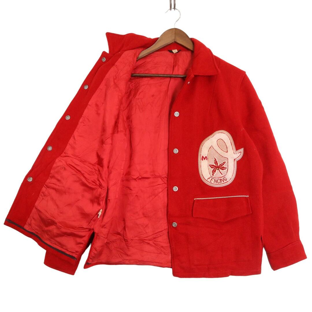 70年代 BUTWIN ウール FENICNG ジャケット ヴィンテージ レッド 70年代 BUTWIN ウール FENICNG ジャケット ヴィンテージ レッド