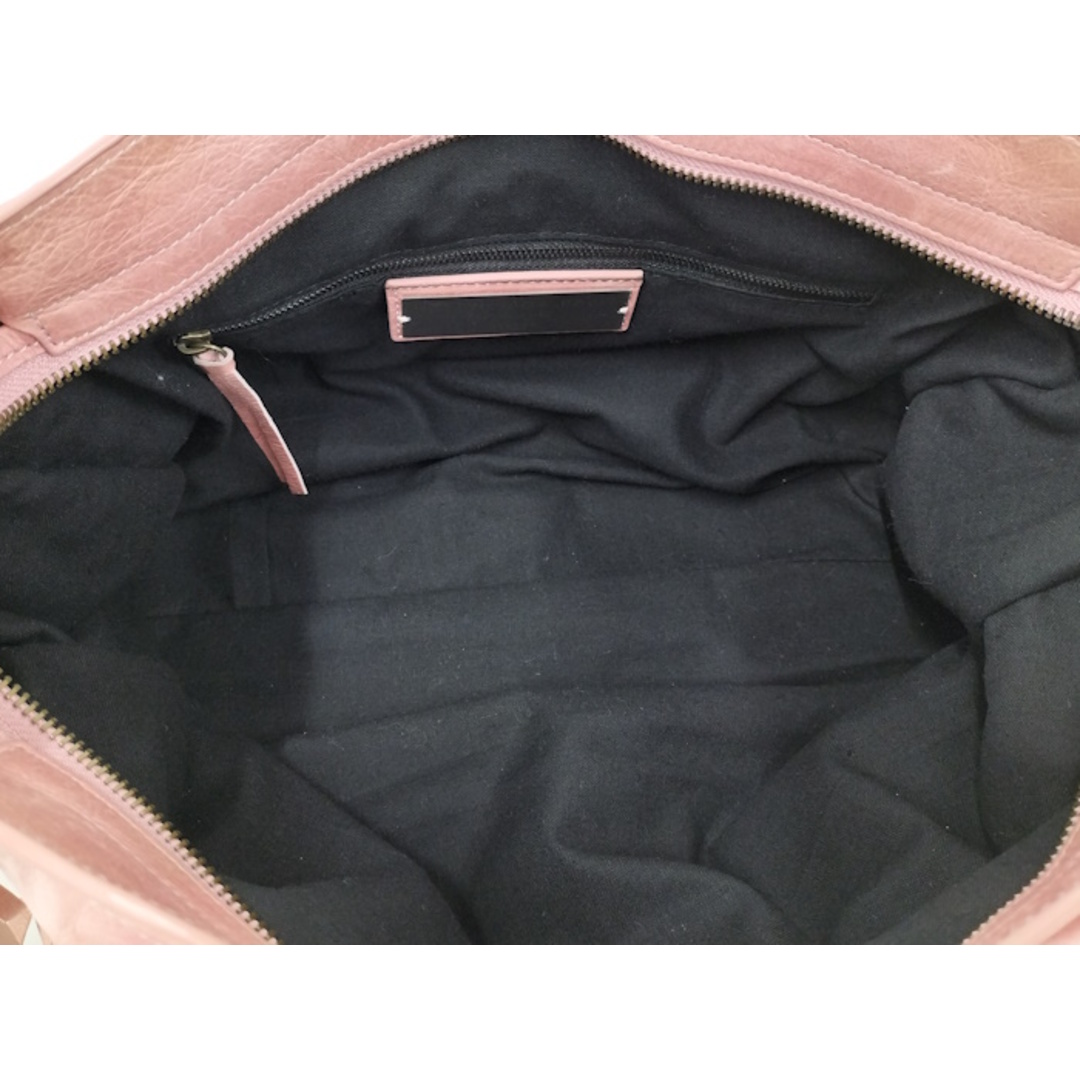 BALENCIAGA - BALENCIAGA ザ シティ レザー ピンク 115748の通販 BALENCIAGA - BALENCIAGA ザ シティ レザー ピンク 115748の通販