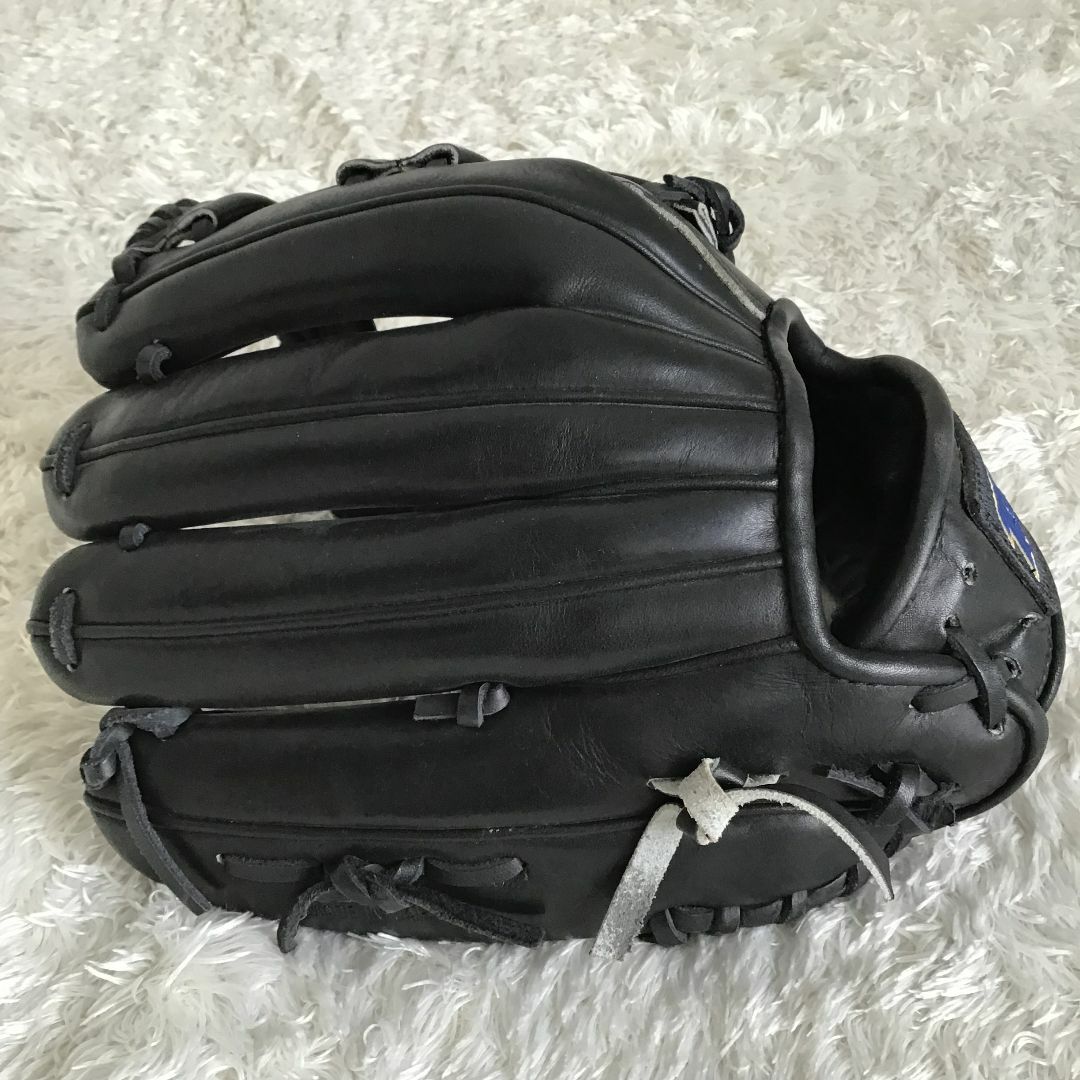 ZETT 硬式野球用グローブ 右投げ オールラウンド 黒 美品 中古 ZETT 硬式野球用グローブ 右投げ オールラウンド 黒 美品 中古