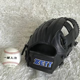 ZETT - ZETT 硬式野球用グローブ 右投げ オールラウンド 黒 美品 ZETT - ZETT 硬式野球用グローブ 右投げ オールラウンド 黒 美品