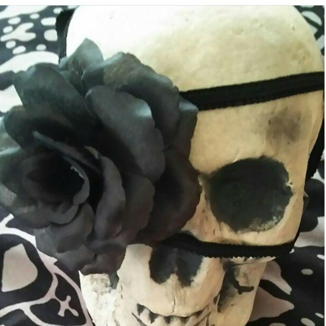 黒薔薇眼帯♡ゴシックコスプレ♡量産型♡病みかわいい エンタメ/ホビーのコスプレ(アクセサリー)の商品写真