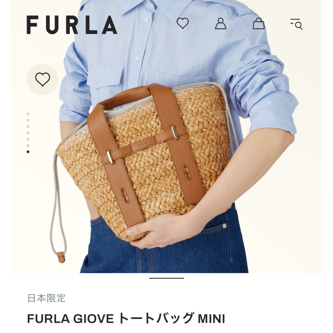 FURLA - 【新作】FURLA カゴトートバッグmini