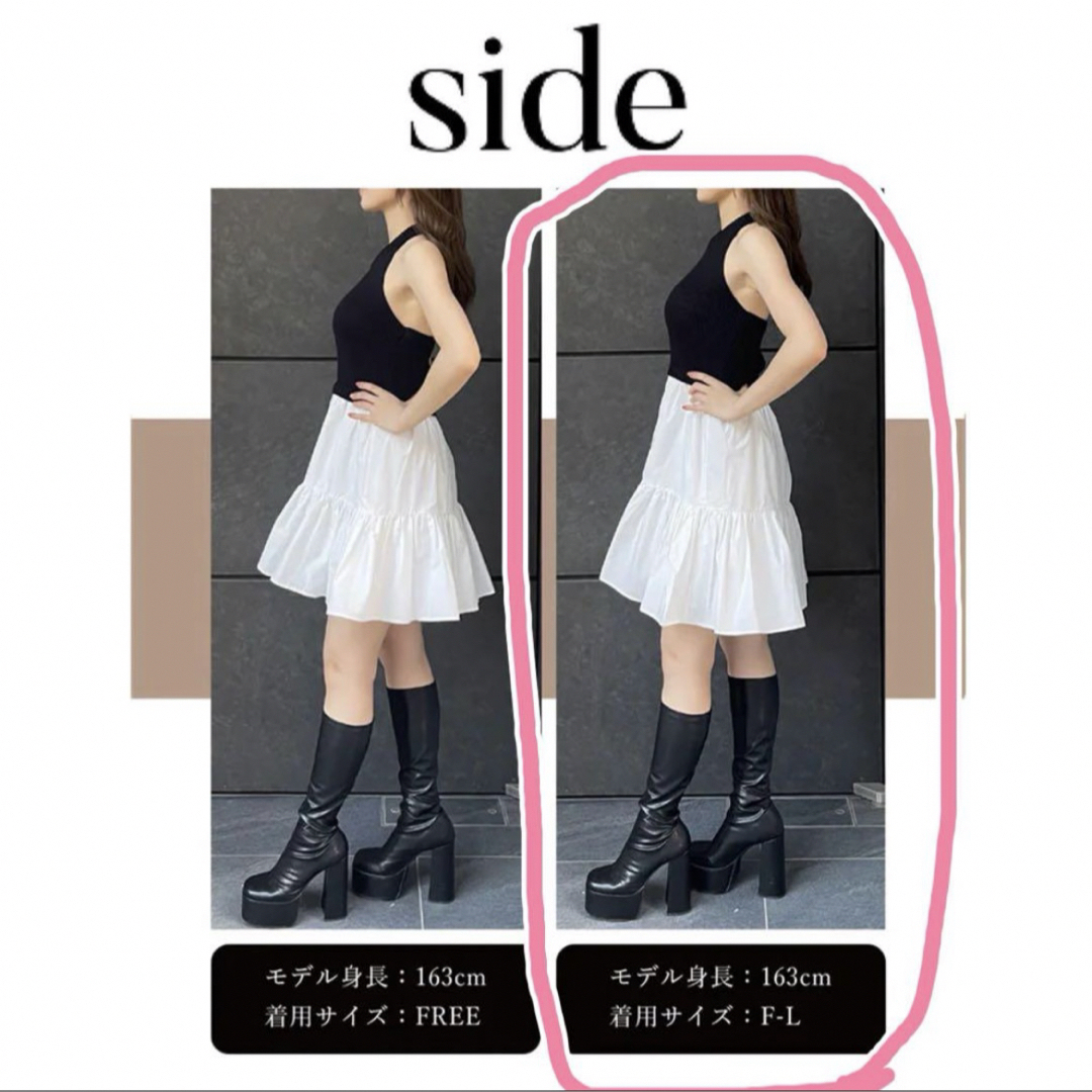 Darich(ダーリッチ)のホルターネックドッキングミニワンピース レディースのワンピース(ミニワンピース)の商品写真