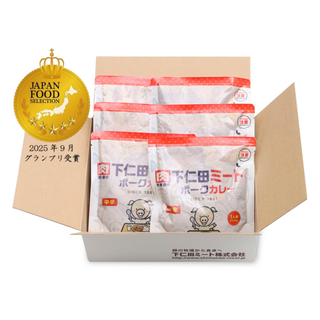 ジャパン・フード・セレクション　グランプリ受賞！　下仁田ミートポークカレー（中辛）6P(レトルト食品)