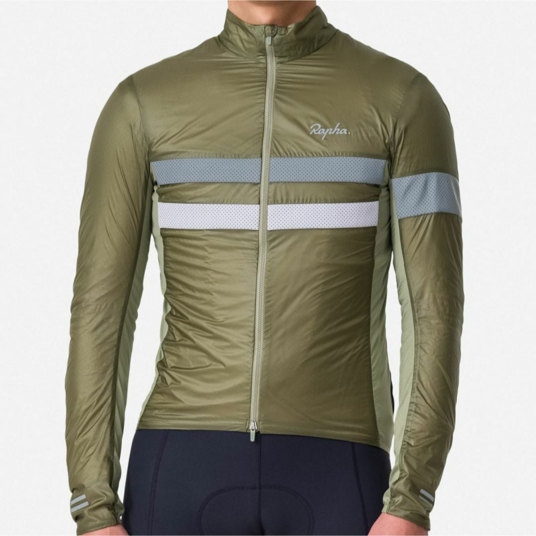 新品】Rapha ラファ ブルベインサレーテッドジャケット Sサイズ 新品】Rapha ラファ ブルベインサレーテッドジャケット Sサイズ