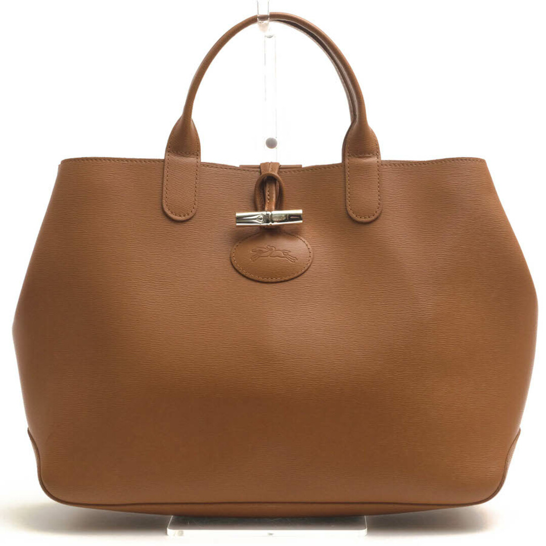 LONGCHAMP - ロンシャン／Longchamp バッグ トートバッグ 鞄 ハンドバッグ レディース 女性 女性用 レザー 革 本革 ブラウン 茶  ROSEAU ロゾ リバーシブル リバーシブル