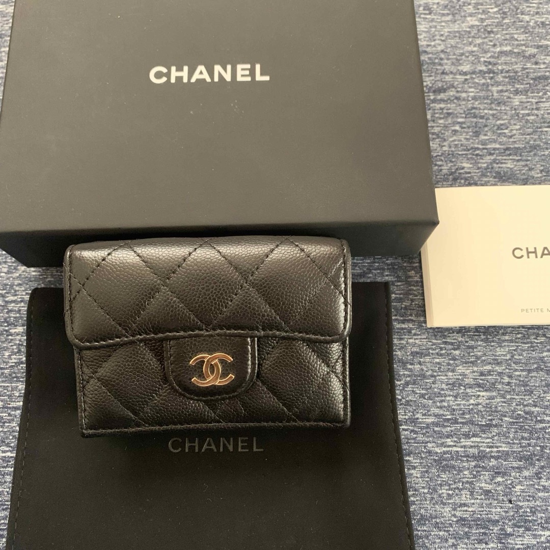 CHANEL シャネル ミニウォレット 三つ折り財布 コンパクトウォレット CHANEL シャネル ミニウォレット 三つ折り財布 コンパクトウォレット