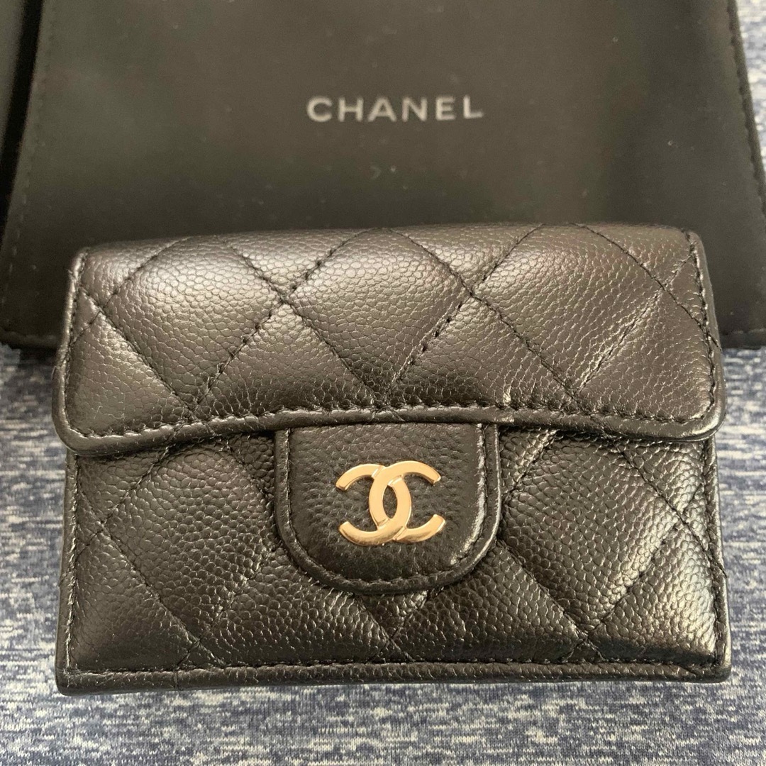 CHANEL シャネル ミニウォレット 三つ折り財布 コンパクトウォレット CHANEL シャネル ミニウォレット 三つ折り財布 コンパクトウォレット
