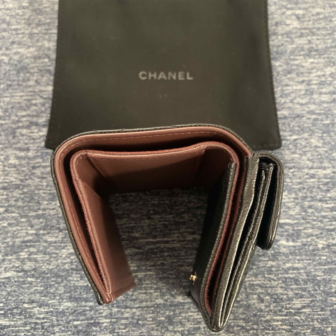 CHANEL シャネル ミニウォレット 三つ折り財布 コンパクトウォレット CHANEL シャネル ミニウォレット 三つ折り財布 コンパクトウォレット