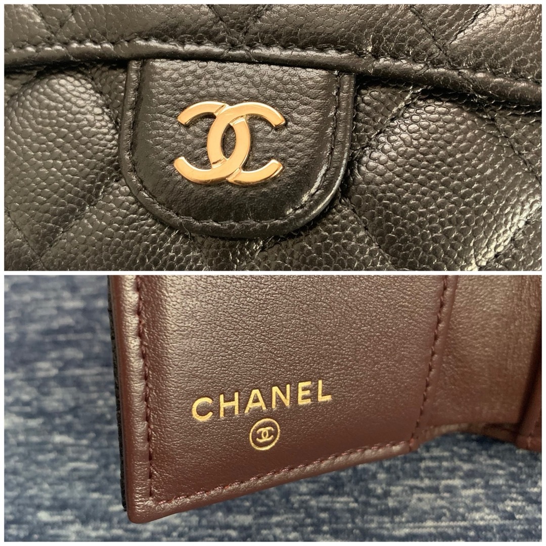 CHANEL シャネル ミニウォレット 三つ折り財布 コンパクトウォレット CHANEL シャネル ミニウォレット 三つ折り財布 コンパクトウォレット
