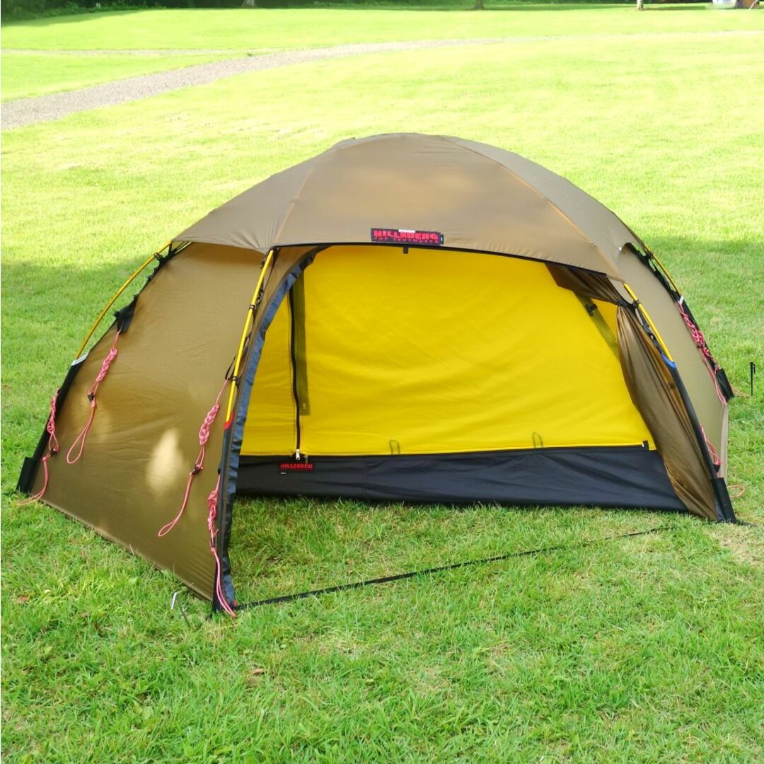 美品 ヒルバーグ HILLEBERG ALLAK2 サンド フットプリント付 美品 ヒルバーグ HILLEBERG ALLAK2 サンド フットプリント付