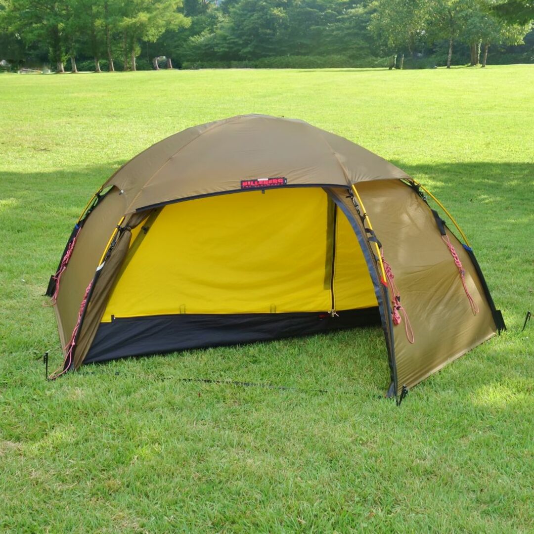 美品 ヒルバーグ HILLEBERG ALLAK2 サンド フットプリント付 美品 ヒルバーグ HILLEBERG ALLAK2 サンド フットプリント付