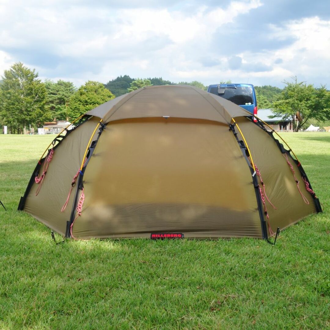 美品 ヒルバーグ HILLEBERG ALLAK2 サンド フットプリント付 美品 ヒルバーグ HILLEBERG ALLAK2 サンド フットプリント付