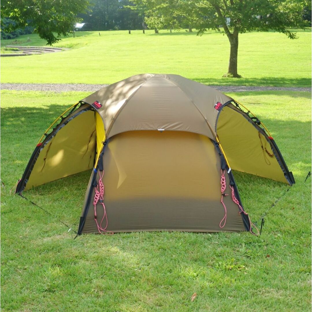 美品 ヒルバーグ HILLEBERG ALLAK2 サンド フットプリント付 美品 ヒルバーグ HILLEBERG ALLAK2 サンド フットプリント付
