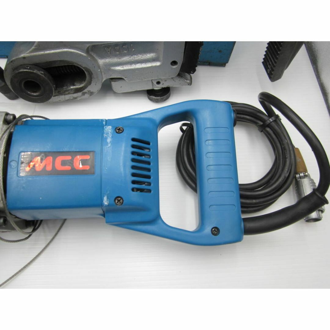 付属品完備MCC(松阪鉄工所) 電動パイプレンチ ラッカル100 付属品完備MCC(松阪鉄工所) 電動パイプレンチ ラッカル100